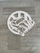 Dekoracja ścienna volkswagen beetle ozdoba druk 3d
