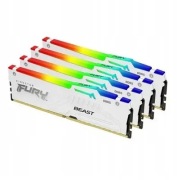 Kingston FURY Beast RGB White 128GB (4x32GB) DDR5-5200 CL40
