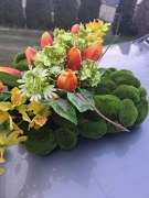 Kompozycja wieniec wiązanka lampion 