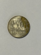Moneta 50 złotych 1990
