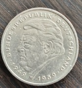 Niemcy RFN 2 marki 1990 F Strauss