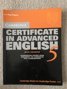 “Certificate in advanced English” Cambridge 5