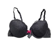 Czarny stanik biustonosz 80B 36B Marks&Spencer bielizna