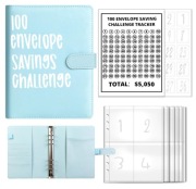 Segregator oszczędzania 100 kopert budżet planer A6