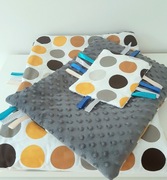 Komplet pościeli minky do łóżeczka 75x100cm