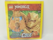 nowa minifigurka LEGO ninjago: saszetka Złoty smok Cole