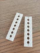 LEGO 3738 technic płytka z otworami 2x8 biały