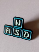 Metalowa przypinka pin broszka wpinka