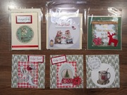 kartka z okazji Świąt Bożego Narodzenia, ręcznie wykonana