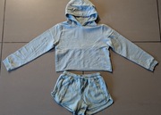 Bluza dresowa i spodenki r. 146, komplet dziewczęcy