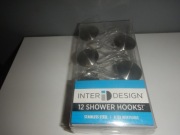 Dekoracja Łazienkowa 11szt  haczyki do zasłon prysznicowych