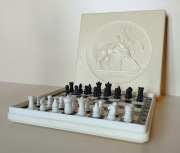 Radzieckie szachy podróżne ZSRR - Leningrad - Vintage - Miniatury