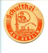 Podstawka pod piwo - Schultheiss aus Berlin
