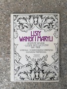 książka "Listy Wandy i Maryli" Kazimiera Treterowa