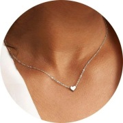 ChicSilver Minimalistyczny Naszyjnik z Sercem – Srebro 925