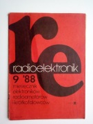 Radioelektronik miesięcznik 9/88  (spis treści na zdjęciu)