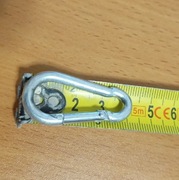 Karabińczyk stalowy ocynkowany 4,5cm