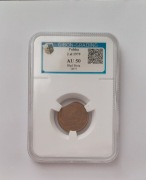 2 złote 1979 destrukt-końcówka blachy GIBON GRADING AU50