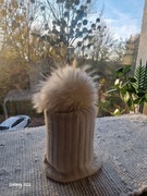 Czapka damska kaszmirowa