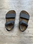 Skórzane sandałki Next 23 chłopięce dziewczęce na rzepy sandały