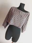 Asos bluza top krotka asymetryczna s m l xl 