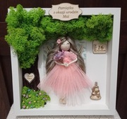 Prezent na urodziny pamiątka chrobotek rękodzieło 