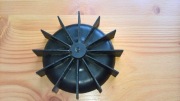 KOŁO WENTYLATORA SILNIKA ELEKTRYCZNEGO  130 MM. ZEW. / OTWÓR 14 MM.