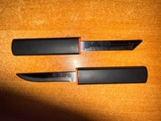 Noże tanto i zwykły czarne