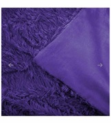 Koc narzuta 200x220 Fleecy włochacz fioletowy 