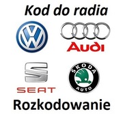 Kod do radia Volkswagen Audi Skoda Seat VW Rozkodowanie WSZYSTKIE ZDALNIE