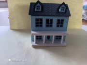 Domek dla lalek w skali 1/12 Miniaturowe ozdoby meblowe Drewniana will