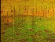 Oryginalny obraz akrylowy "Summertime" z certyfikatem autentyczności i sygn