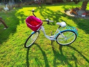 Miejski Rower Damski Biało-Niebieski