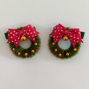 Świąteczne spinki do włosów na Mikołajki i Wigilię