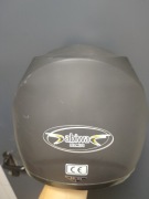 2 Kaski na skuter quad motocykl motorower czarny  S i L