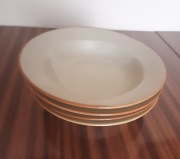 DUŻE GŁĘBOKIE TALERZE Fi 23cm szt4 - Porcelit TUŁOWICE 