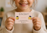 Kartka „Drogi Uczniu!” – podziękowanie na zakończenie roku szkolnego 