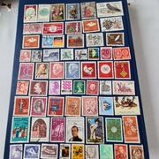 Znaczki pocztowe z klasera. 