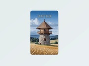 Magnes na lodówkę Roztocze Baszta