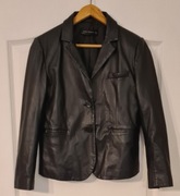 Zara kurtka/marynarka damska skórzana 100%  mięciutka skóra owcza roz. S