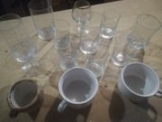 kieliszki szklanki zestaw PRL