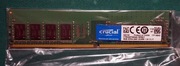 Kość pamięci RAM Crucial 8GB, DDR4, PC4-2400, 1.2V
