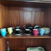 Zabytkowy serwis do kawy Ćmielów – przedwojenny, unikatowy komplet