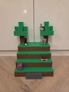 Stojak Półka Ekspozytor na figurki Kinder Joy - Minecraft