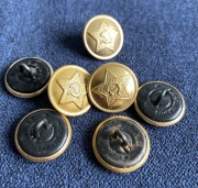 Guzik 21mm armii ZSRR do mundurów wyjściowych.