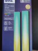 OKAZJA NOWY Lethe zestaw 2 biurkowych lampek LED RGB 5W 1,7m KOLORY ZAPRASZ