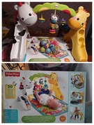 Przyrząd gimnastyczny 3w1 - Fisher- Price - stan bdb