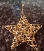 Gwiazda zawieszka na choinkę 