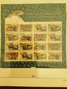 St. Lucia  2008  Mi 1275-8 WWF  jaszczurka arkusz  idealna pozycja