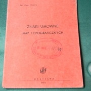 Znaki umowne map topograficznych MON